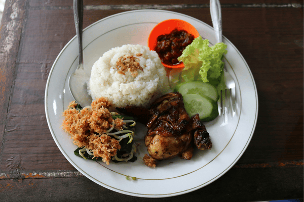 Nasi Campur in Bali