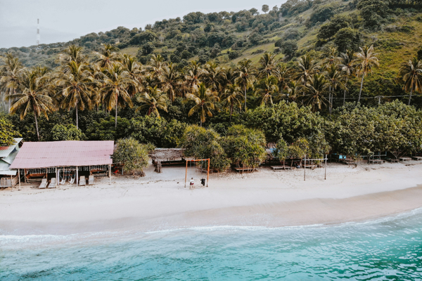 Beach on Lombok Indonesia