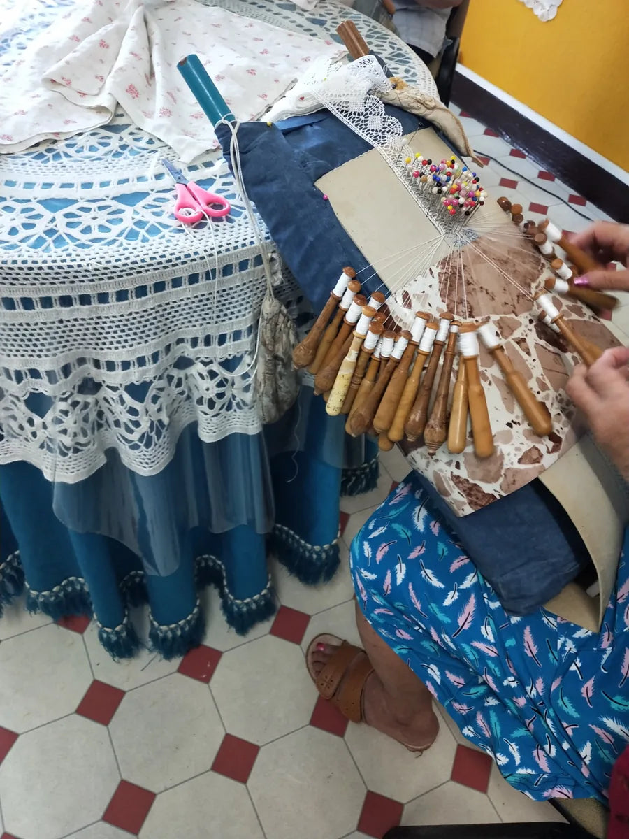 lace making in Galicia